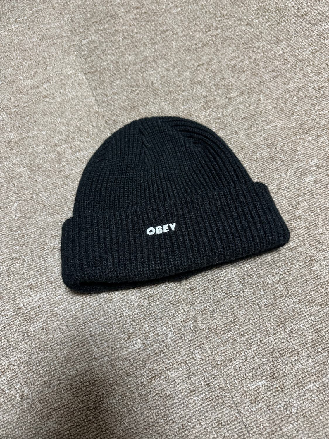 오베이 블랙 비니 상품이미지1