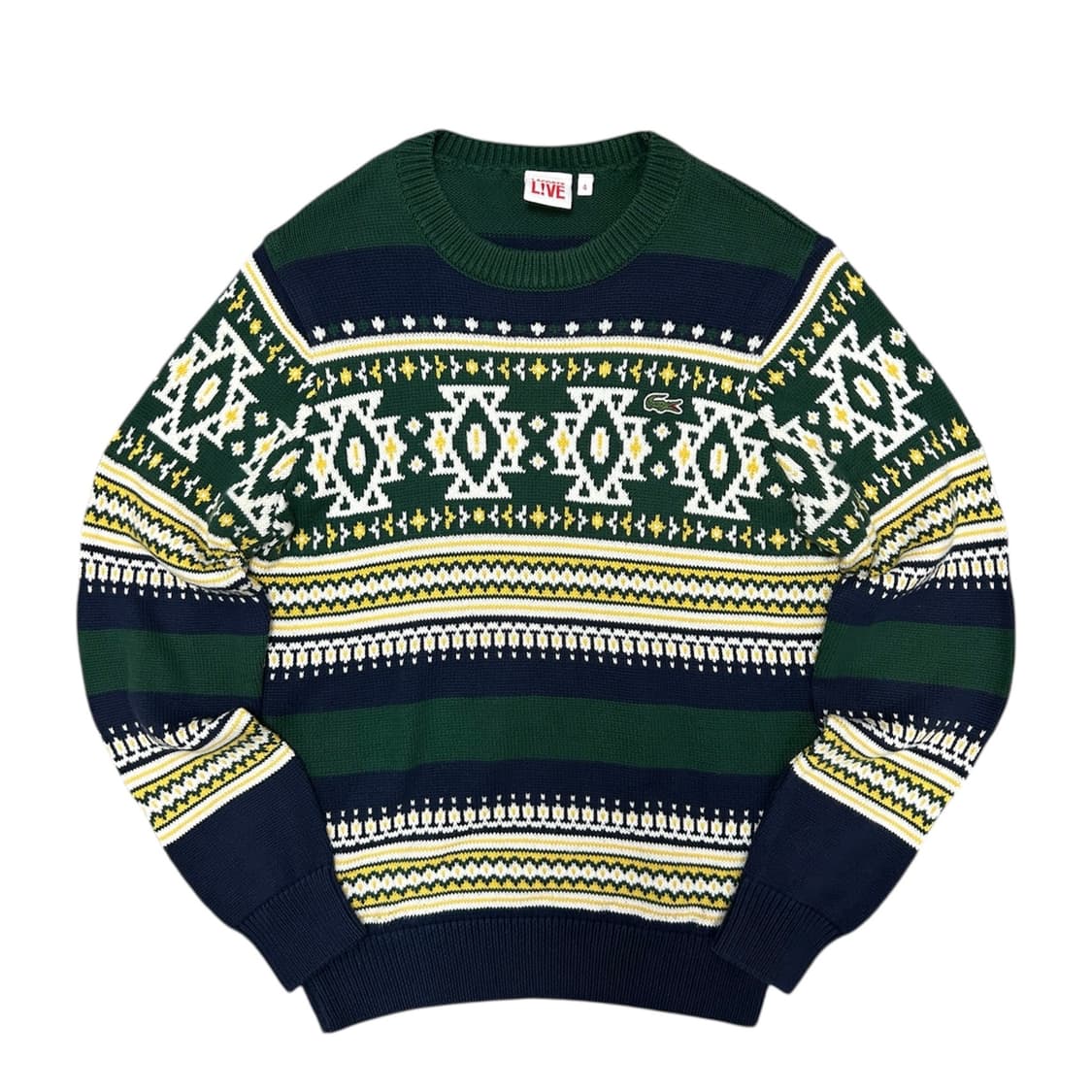 라코스테 페어아일 코튼 니트(4) 상품이미지1