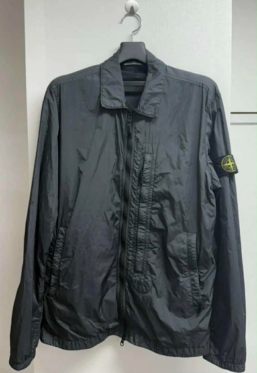 스톤아일랜드 크랭클립스 나일론 오버셔츠 자켓 바람막이 상품이미지1