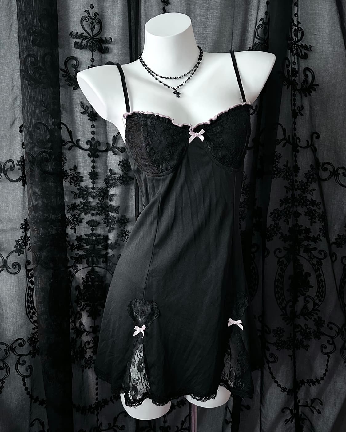 Pink/Black Slip OPS 상품이미지1