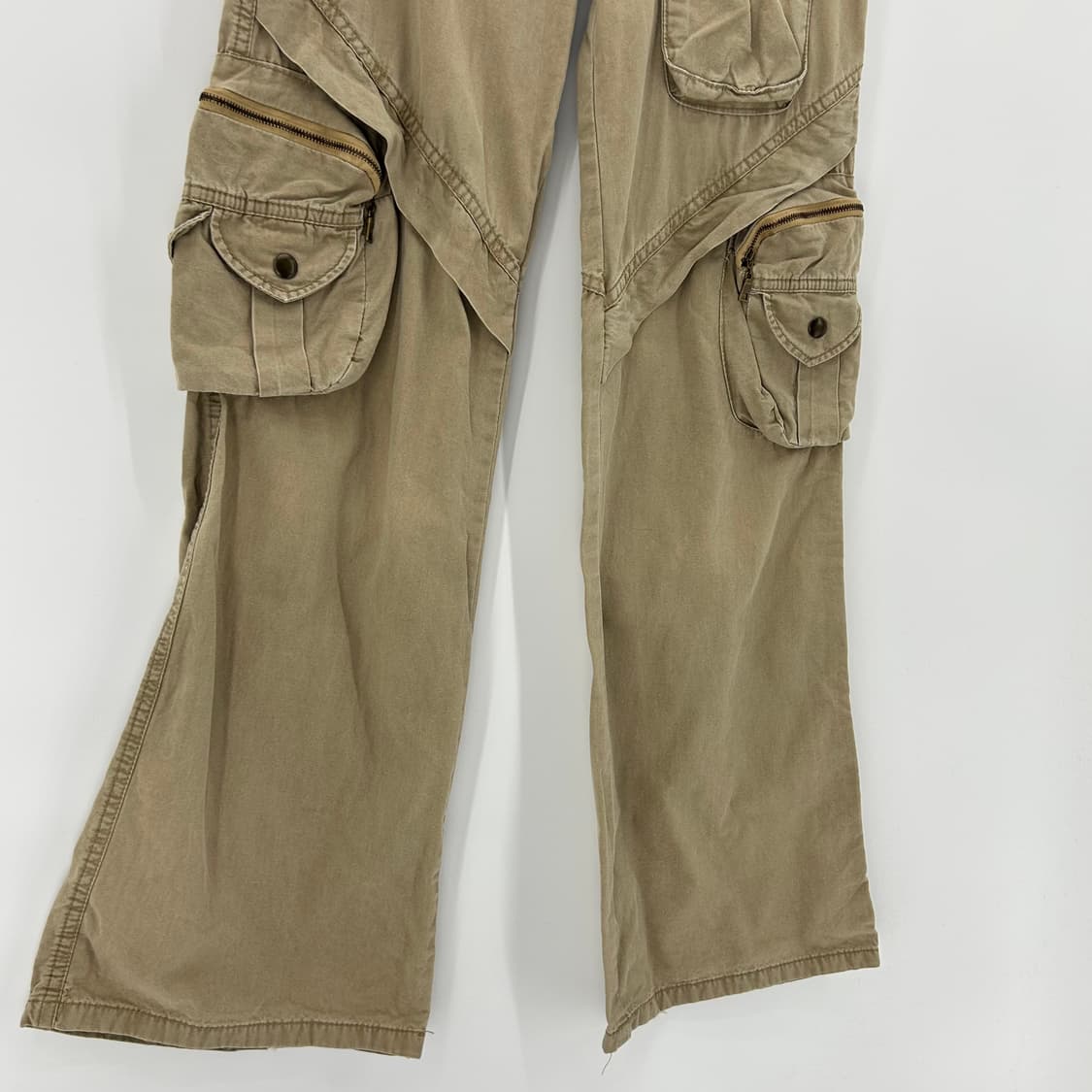 [VTG] 빈티지 Y2K 멀티포켓 부츠컷 신치백 카고팬츠 상품이미지3