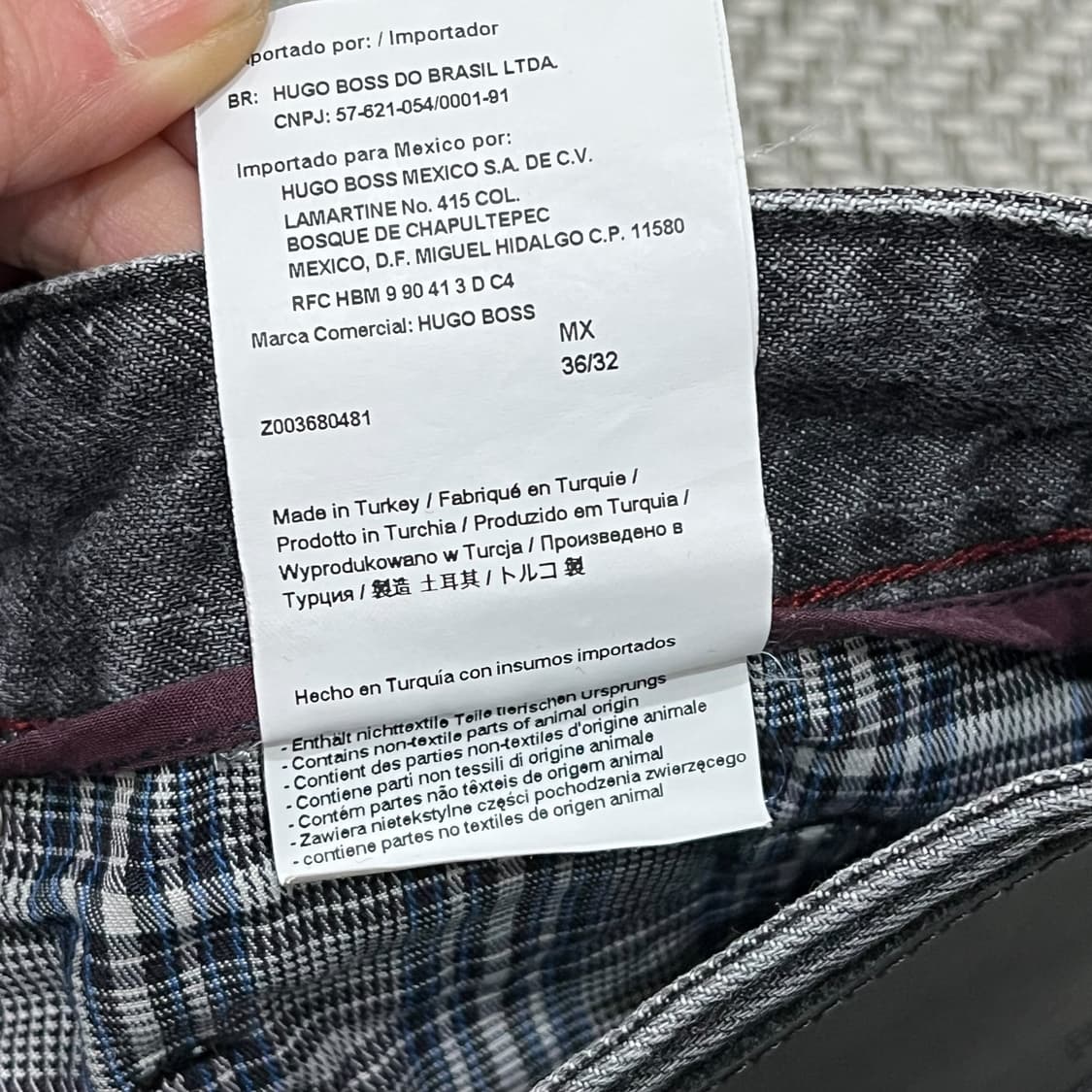 휴고보스 흑청 데님팬츠 s08425 상품이미지10