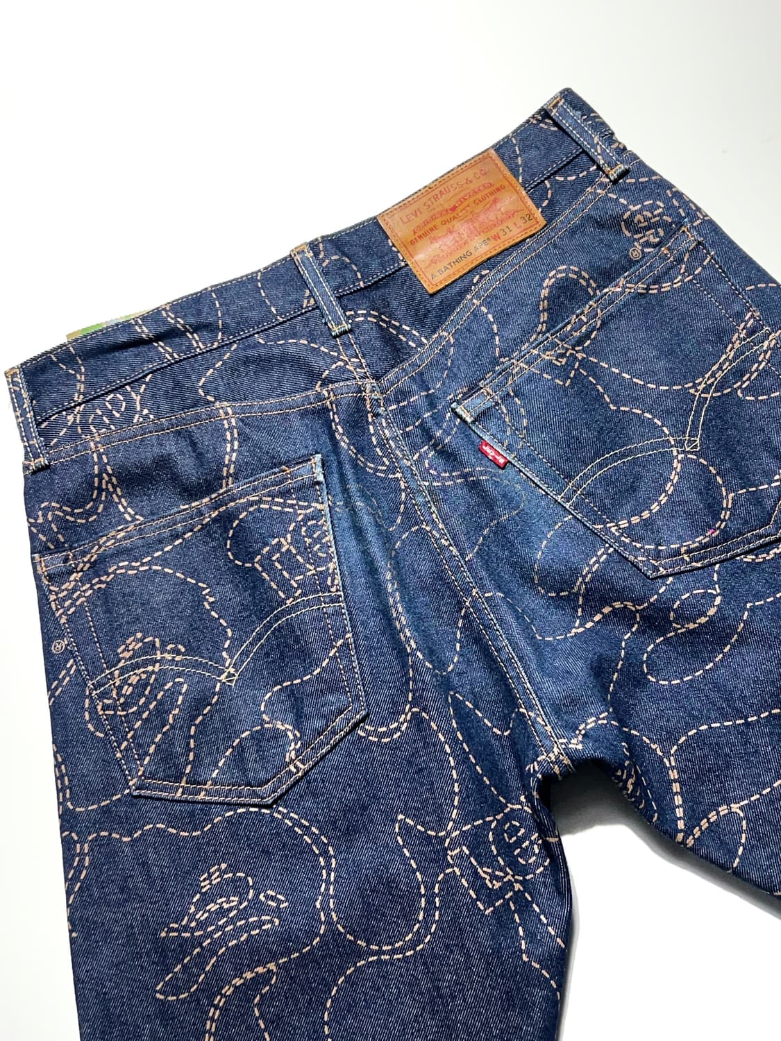 Bape Levis 501 Denim Pants 상품이미지2