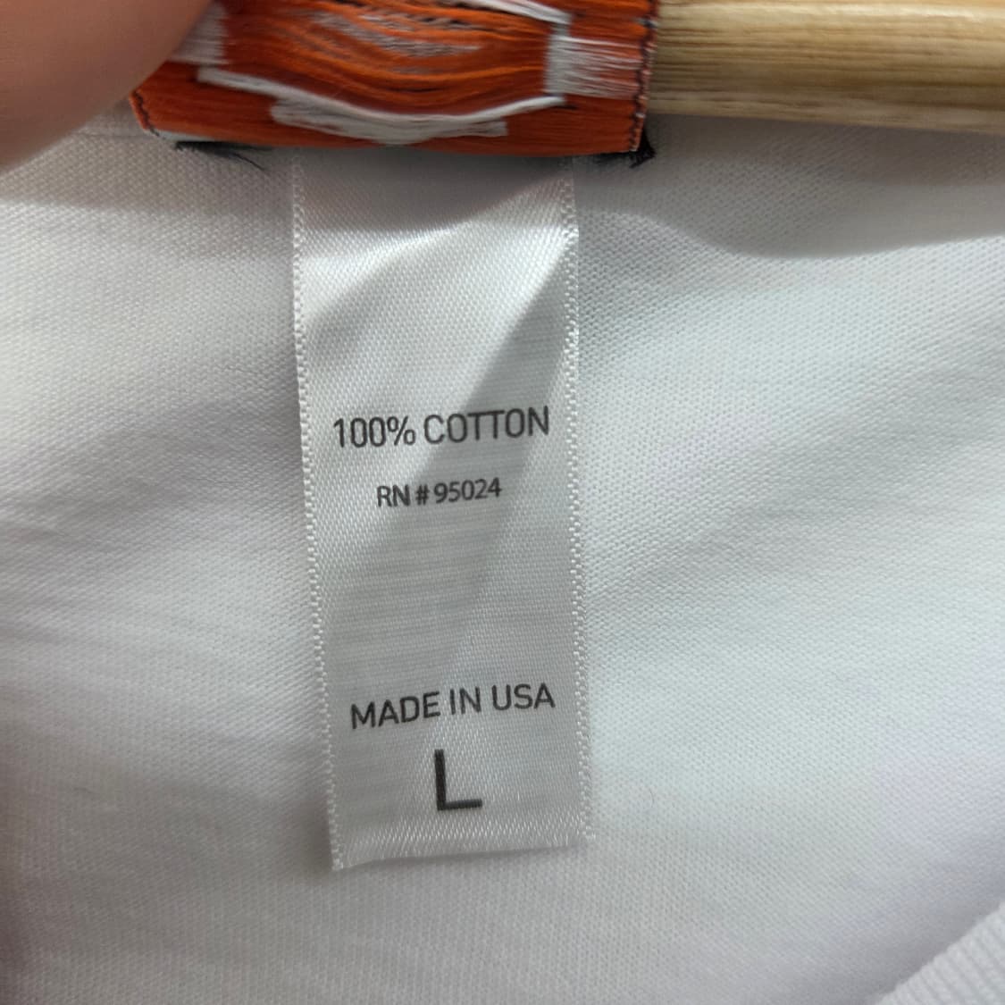 할리데이비슨 화이트 브이넥 반팔 티셔츠 여L 상품이미지4