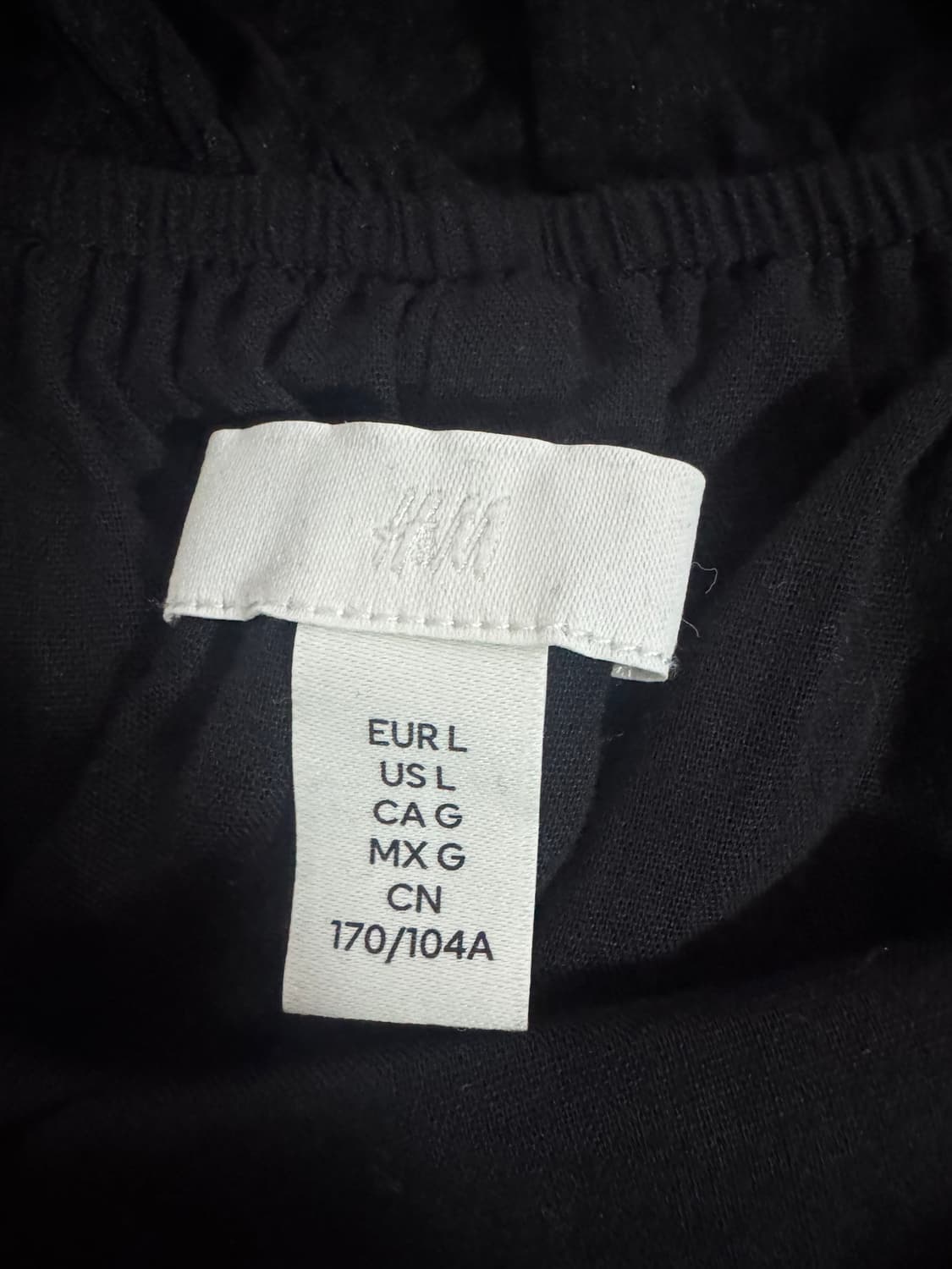 여성 에이치앤엠 H&M 러플 나시 롱 원피스 블랙 L 상품이미지2
