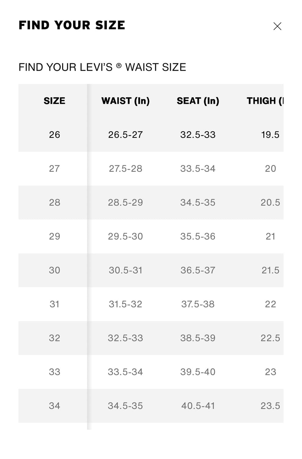 [새상품] 리바이스 와이드 데님 상품이미지3