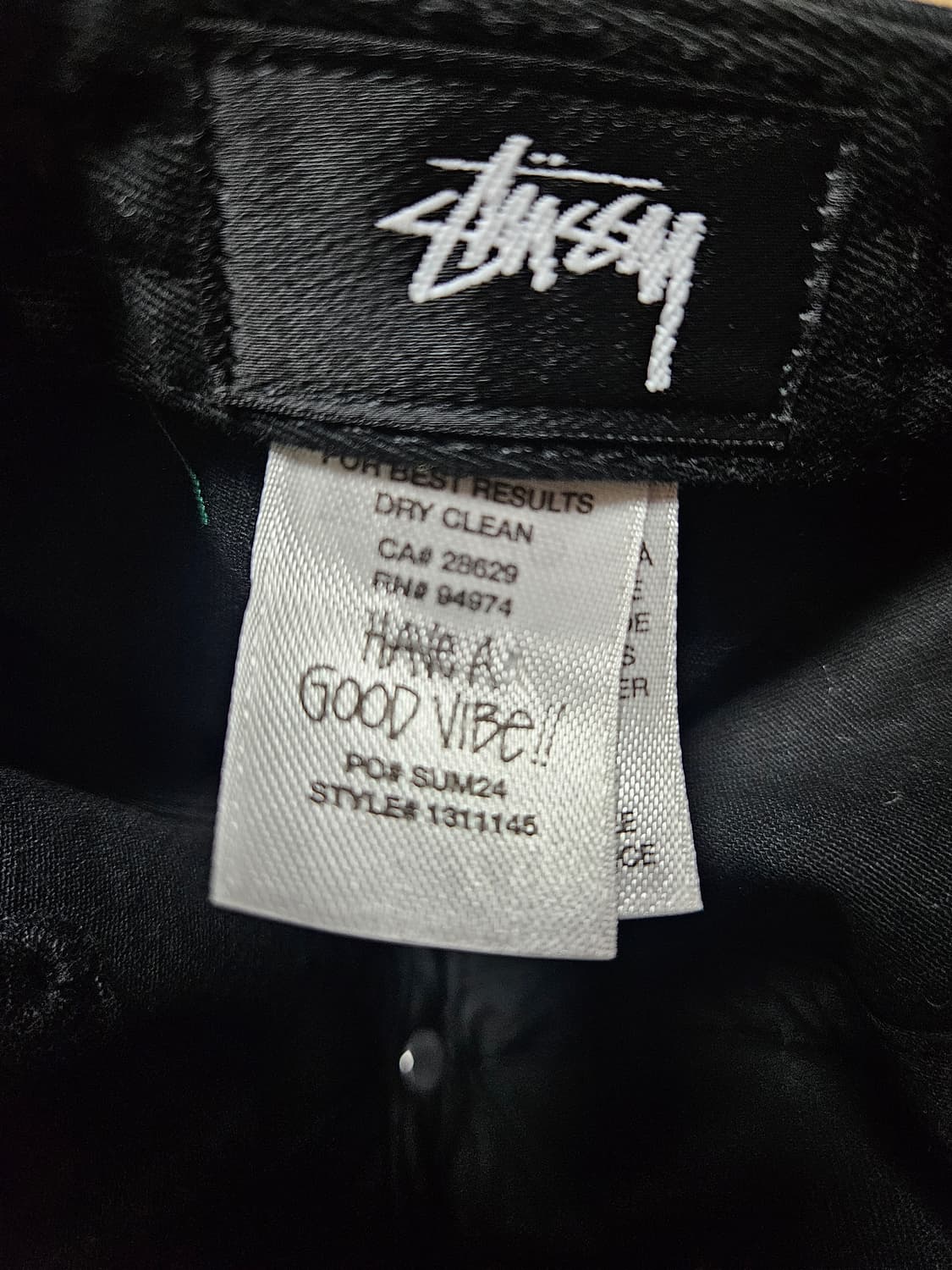 스투시 볼캡 블랙 Stussy 모자 상품이미지3