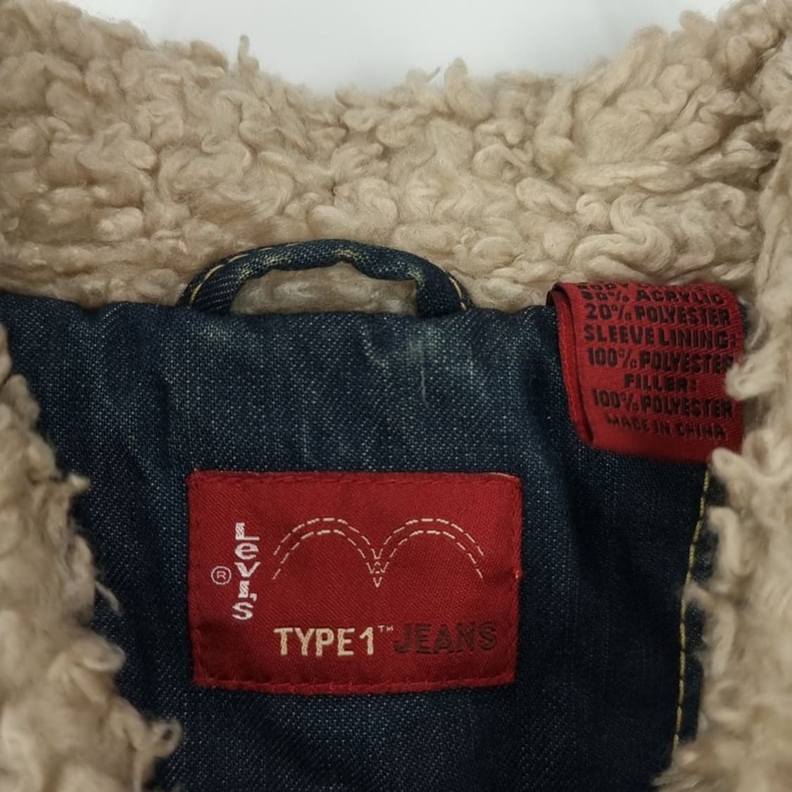 리바이스 안감 퍼 쉐르파 타입원 데님 자켓 청자켓 M16429 상품이미지7