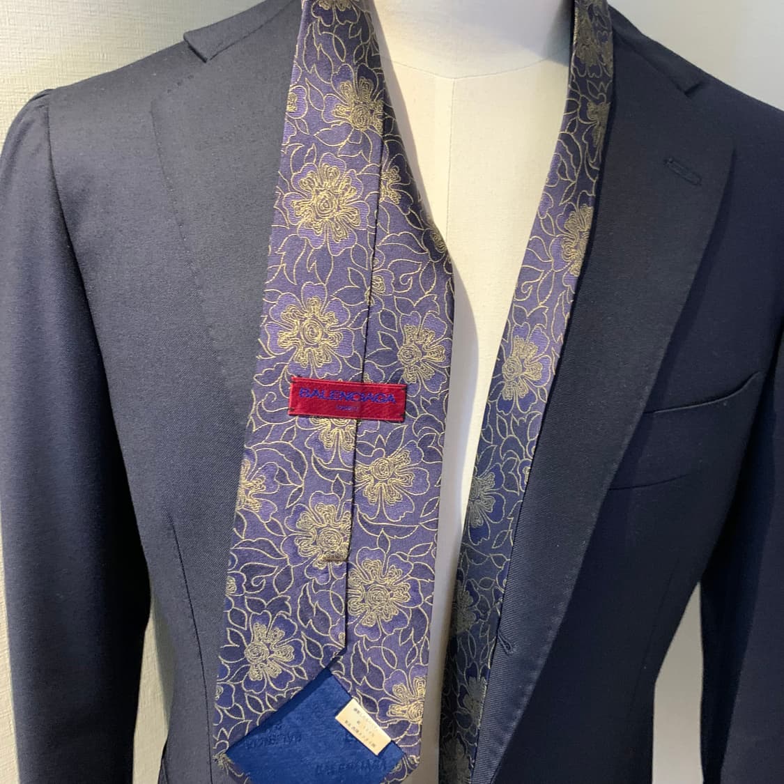 발렌시아가(BALENCIAGA) 명품 페이즐리넥타이 100실크 정장패션 상품이미지2