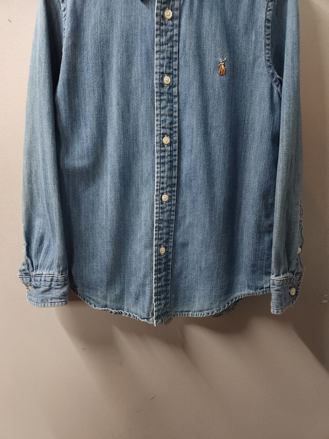 폴로 랄프로렌 보이즈 청 데님 셔츠 상품이미지2