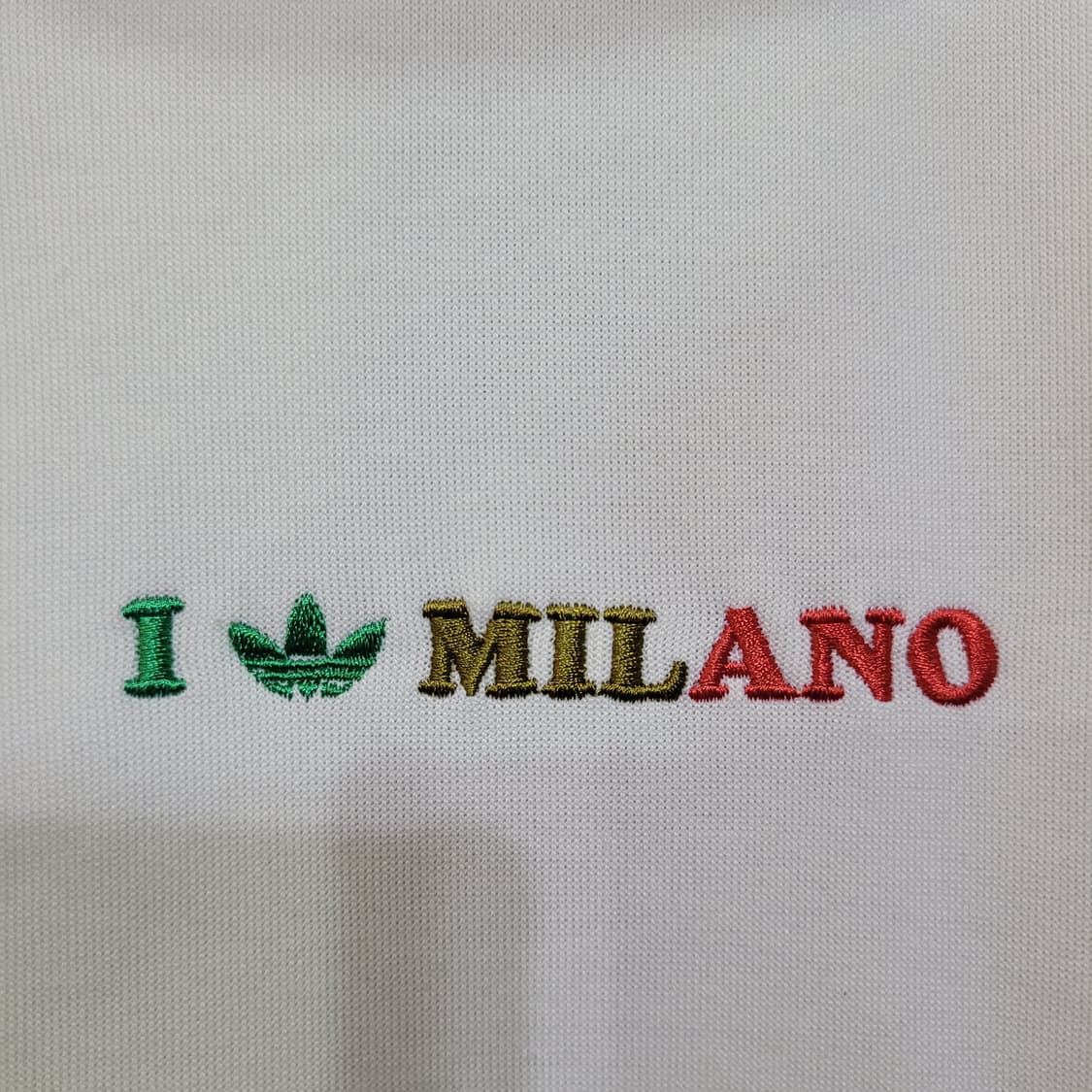 아디다스 불꽃 레터링 자수로고 Milano 대대장 져지  상품이미지4