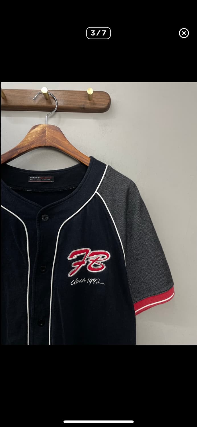 푸부 빈티지 베이스볼 반팔 져지 A2922 상품이미지3