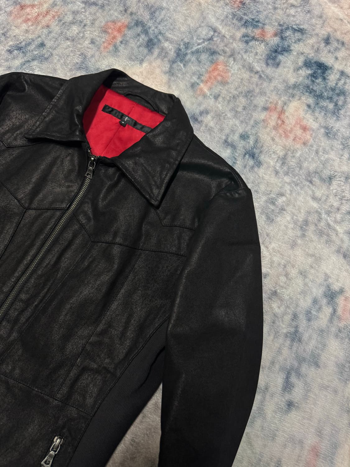 No.id 00s western leather jacket 상품이미지4
