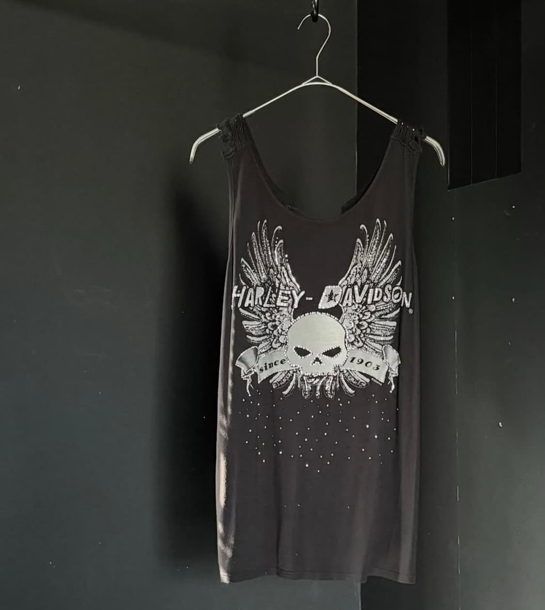 Harley-Davidson lace up tank top 상품이미지1
