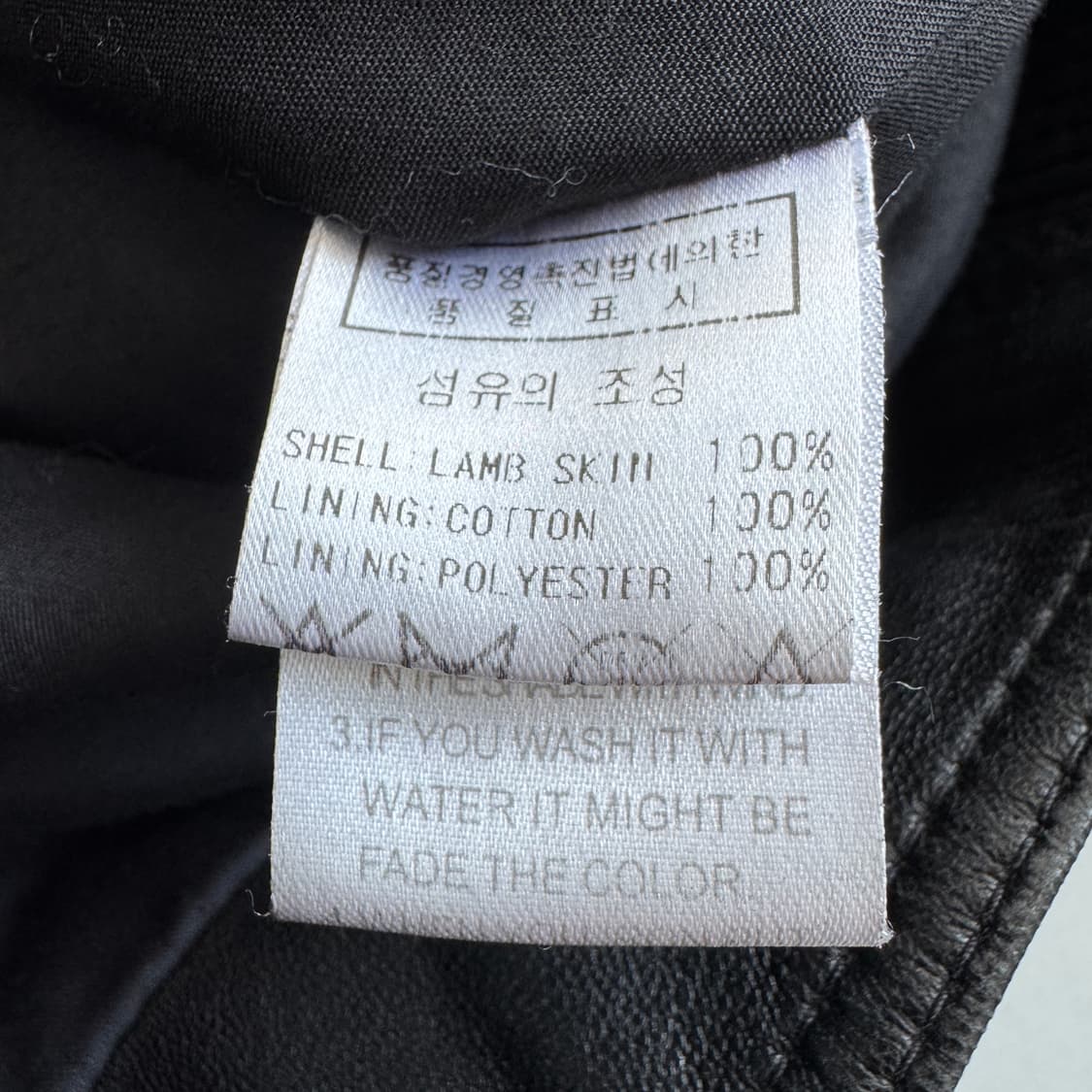 사선 집업 리얼레더 바이커 릭오웬스맛 라이더 램스킨 가죽 자켓 상품이미지9