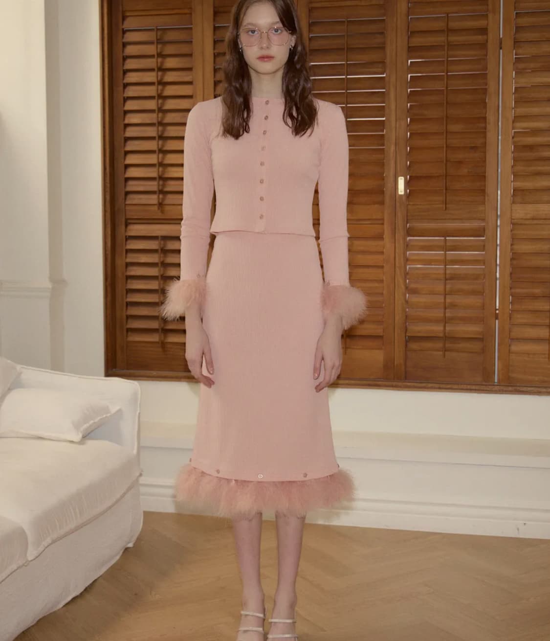 살롱 드 욘 퍼 스커트 상품이미지2