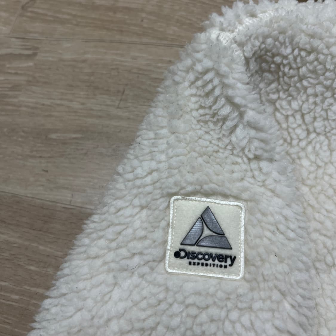 디스커버리 키즈 후드 뽀글이 후리스 플리스 자켓 [화이트] 150 상품이미지6