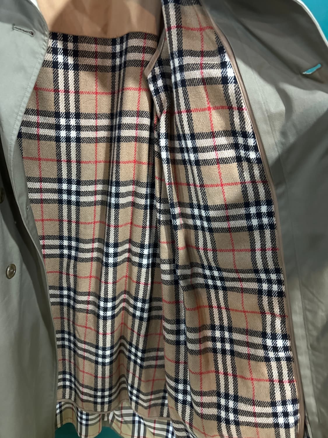 버버리 매장판 내피풀세트 롱 더블트렌치코트 카키100사이즈 상품이미지9