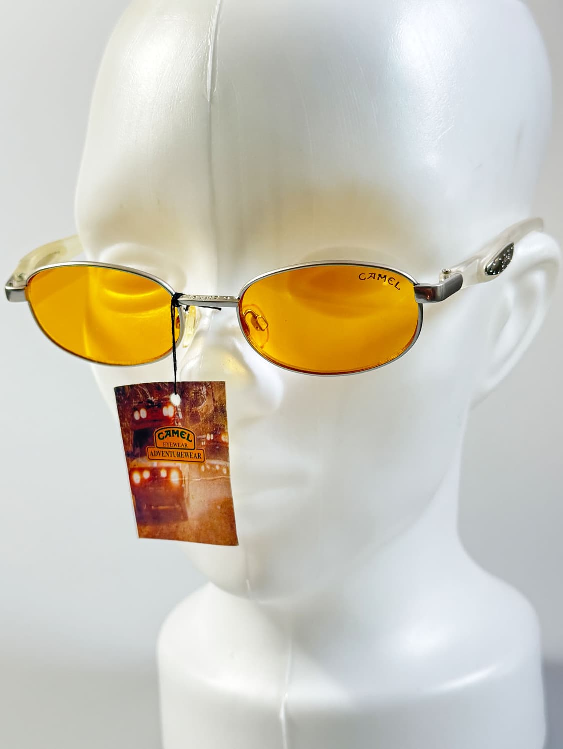 90s CAMEL 카멜 슬림 스퀘어 틴트 빈티지 선글라스 상품이미지9