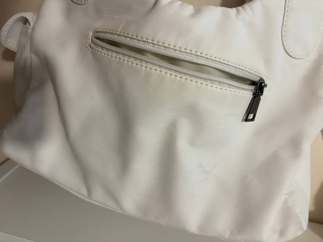 White eyelet pocket bag vintage 상품이미지2