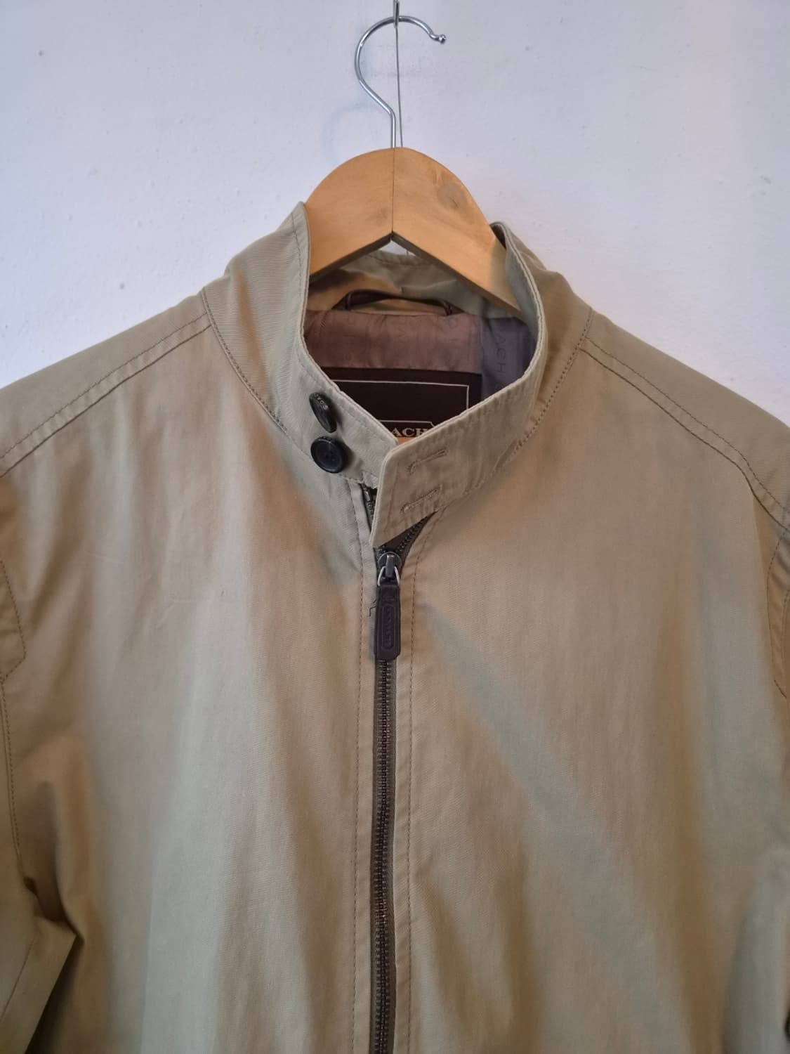 코치 남성 바라쿠타 블루종집업자켓 M사이즈 상품이미지1