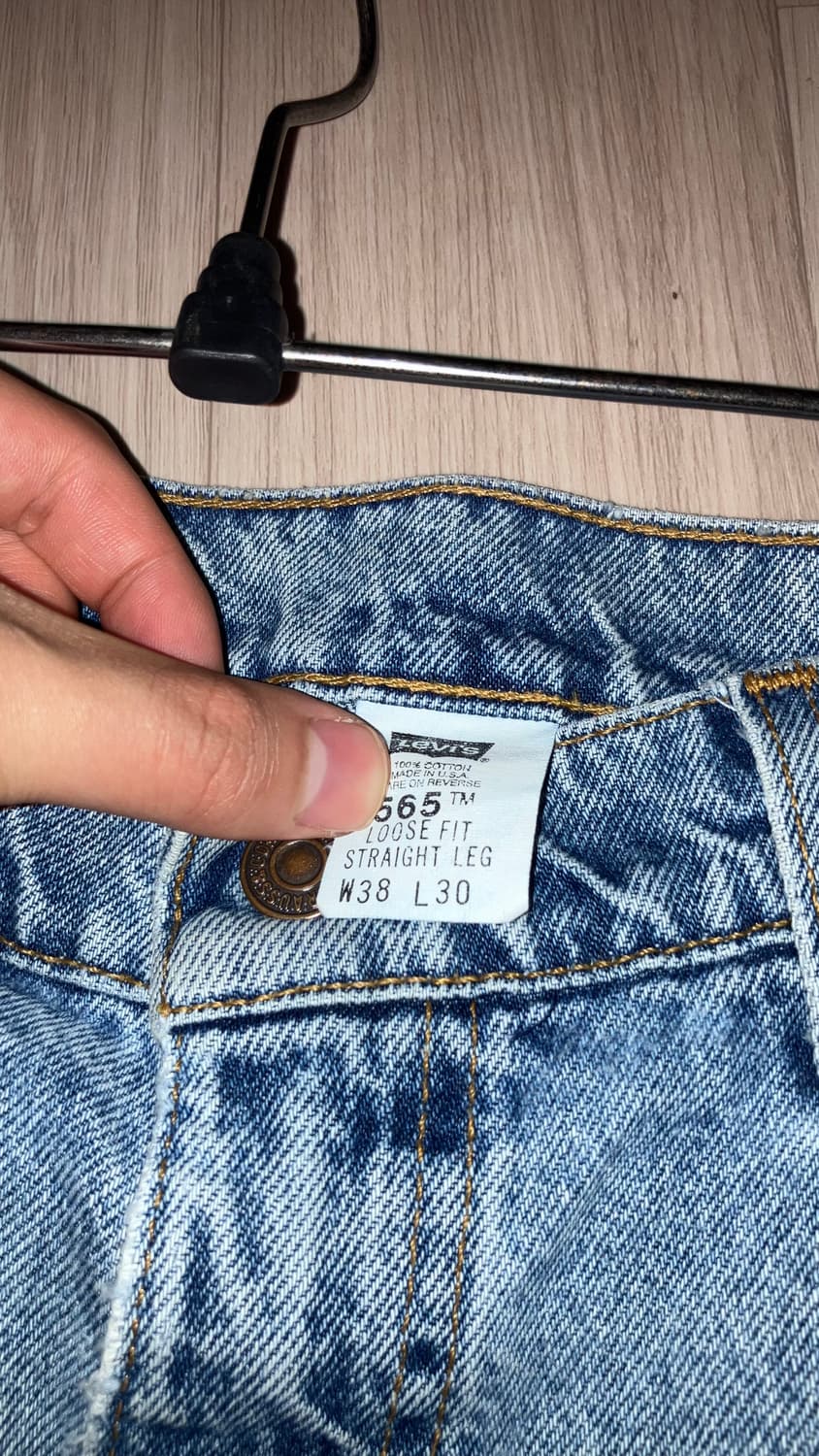 Levis 565 W35 usa made 상품이미지5