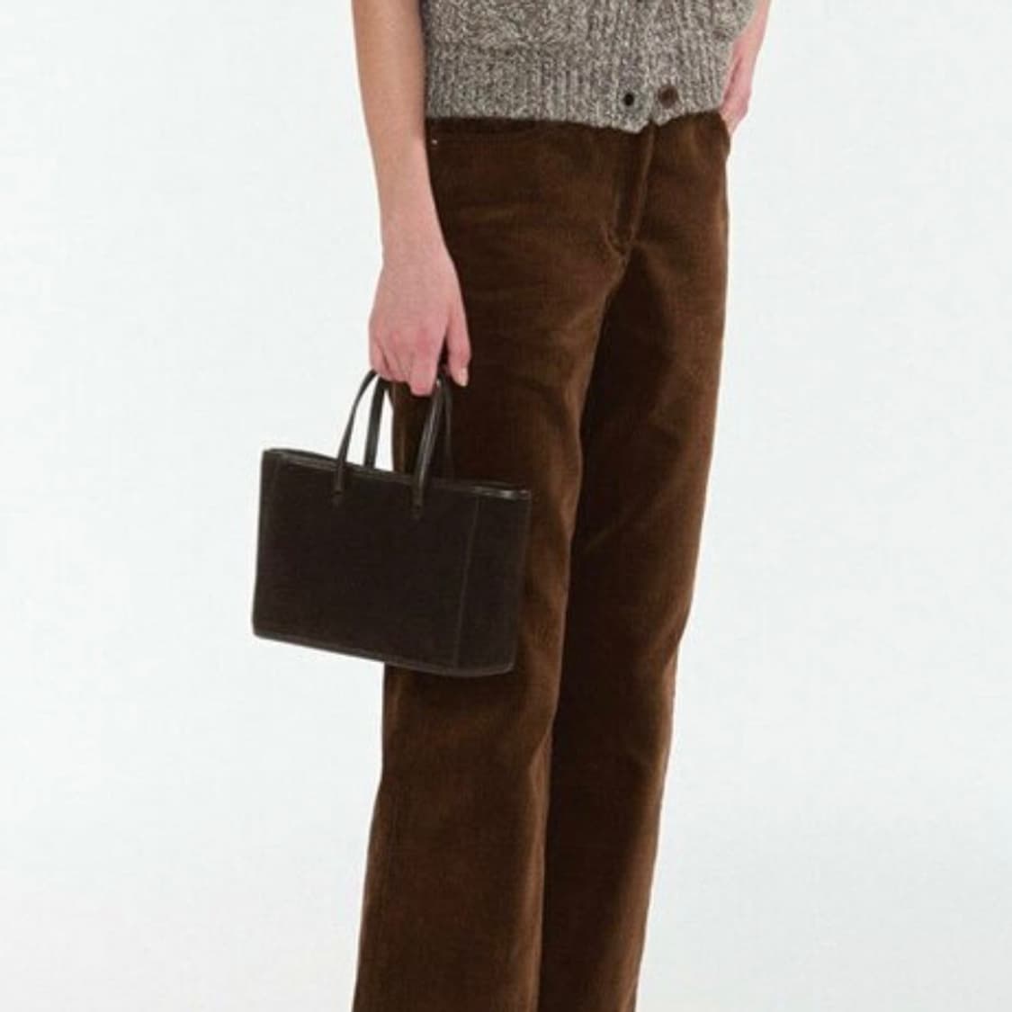 낫띵리튼st Ain suede tote bag (Brown) 상품이미지2