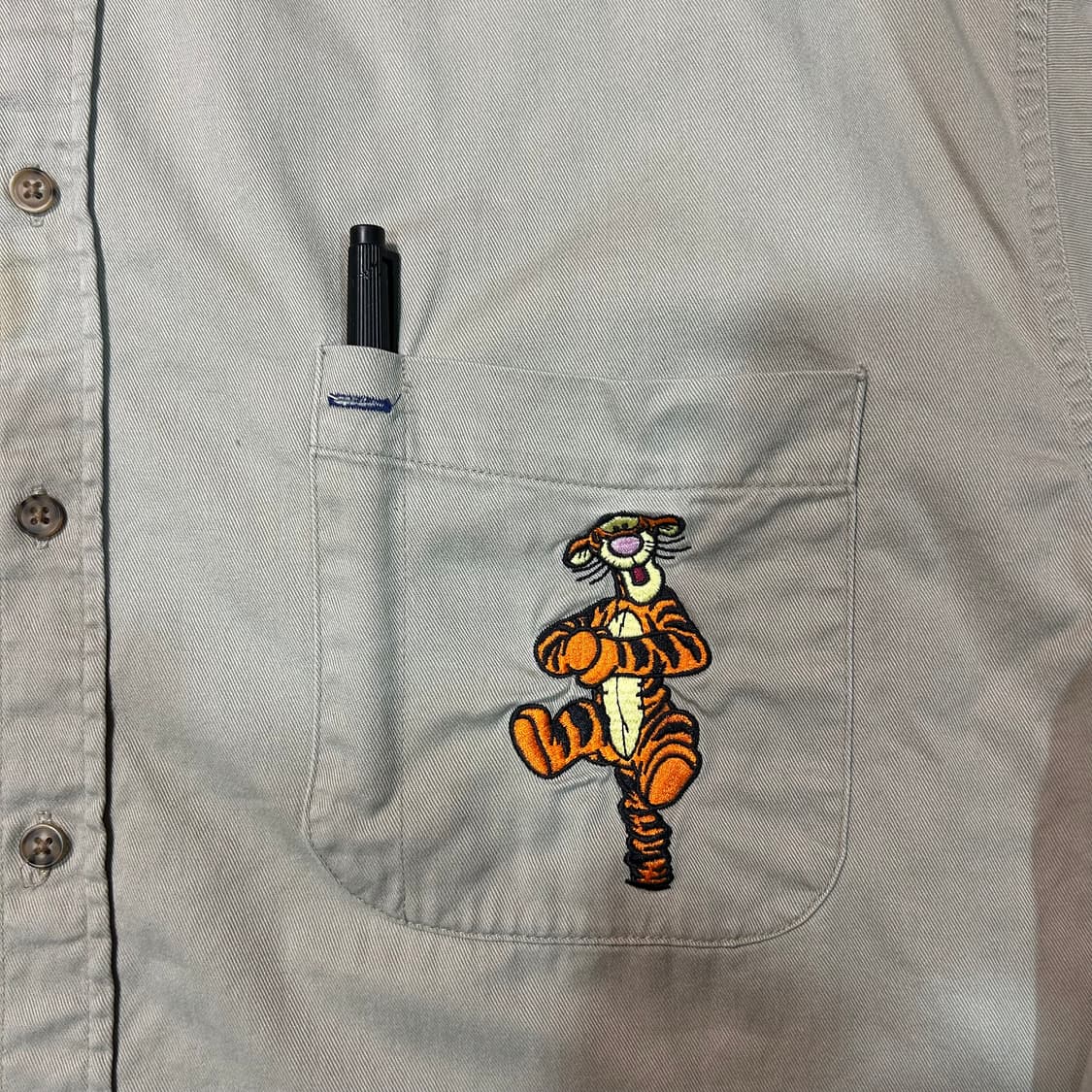 [2XL] 90s 디즈니 티거 패치 워크자켓 상품이미지3
