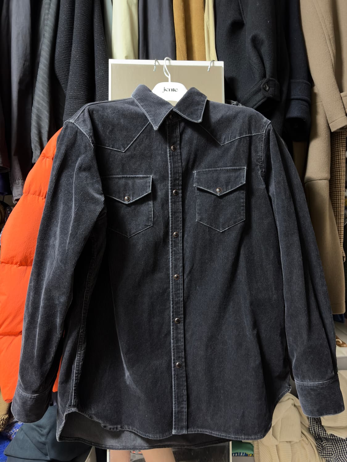 아크네 스튜디오 코듀로이 웨스턴 셔츠 48 상품이미지1