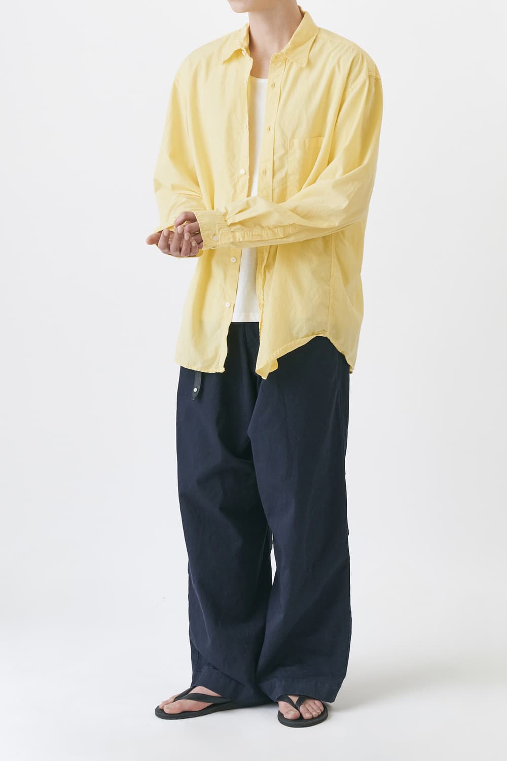 [S] Cotton Rayon Washed Poika Shirt 상품이미지4