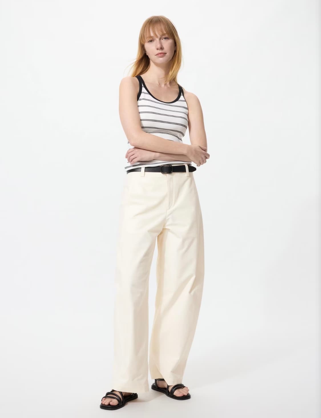 유니클로 저지배럴레그팬츠 (L) 상품이미지1