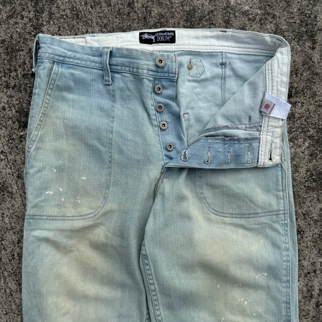 [31] Stussy 스투시 신치백 배기핏 데님 팬츠 상품이미지3