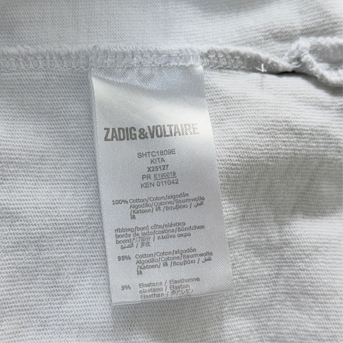 [S] 쟈딕앤볼테르 래글런 반팔티셔츠 상품이미지6