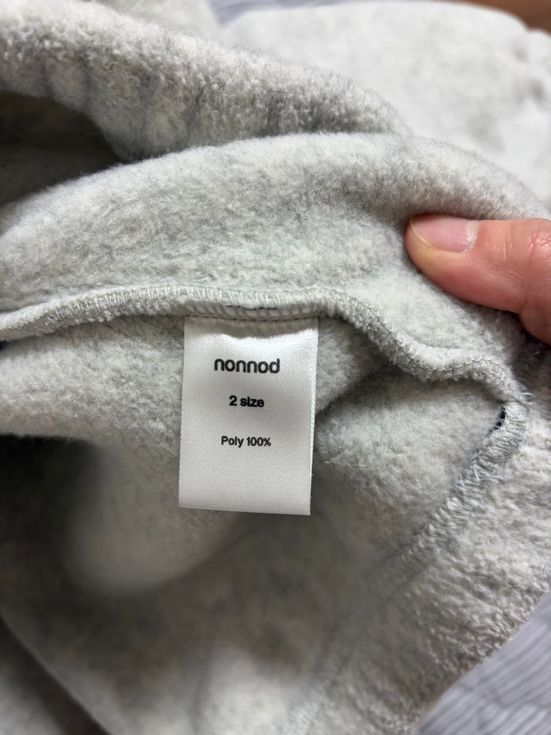 논노드 하프 집 플리스 2 상품이미지4