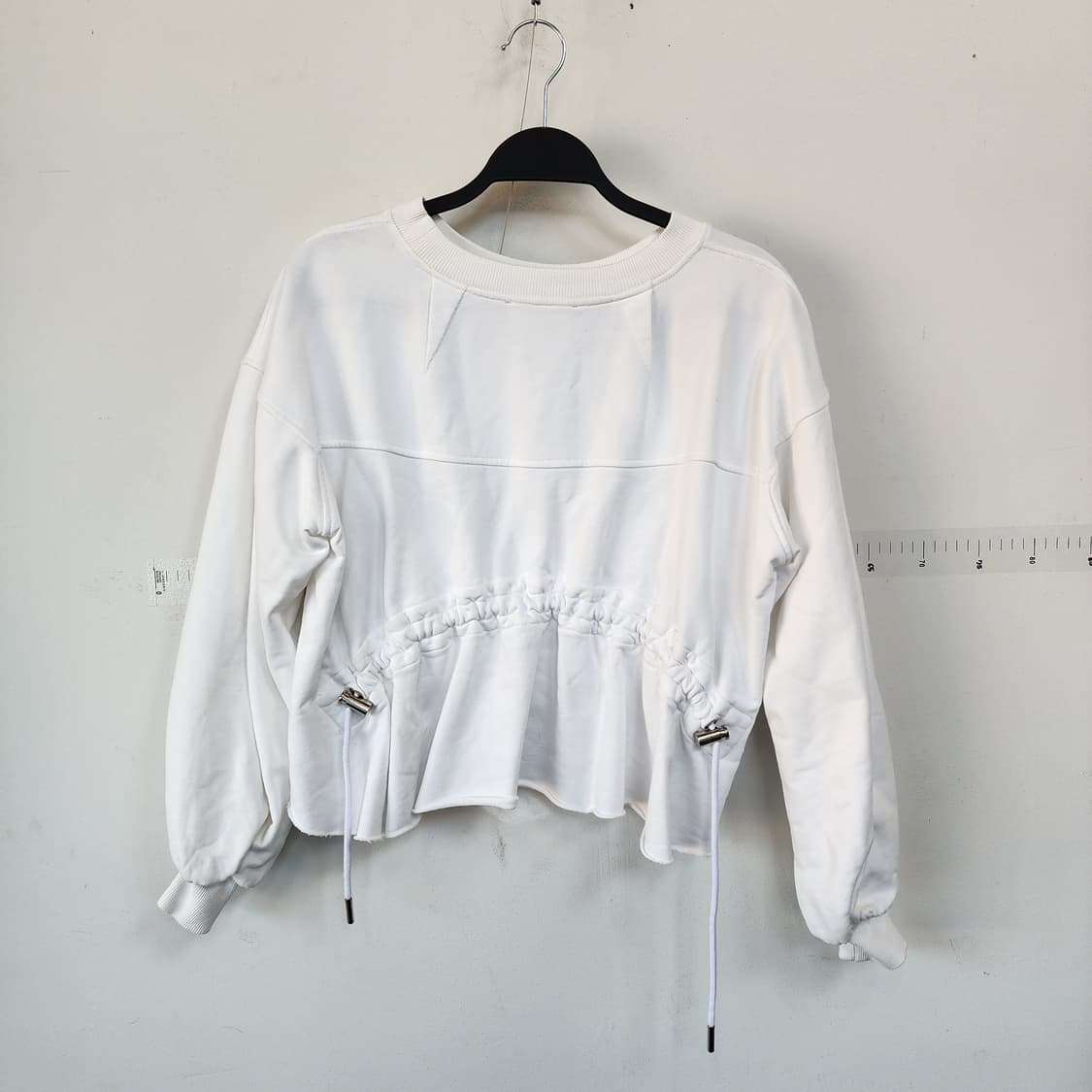 디젤 화이트 레이어드 맨투맨 상품이미지4