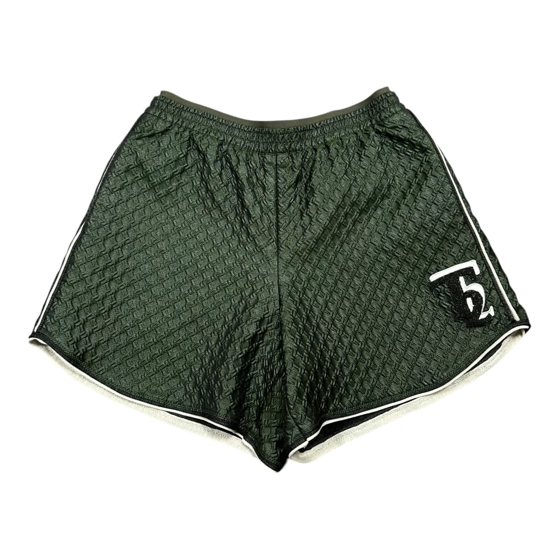 ✨ (바배) 타임 퀄팅 딥그린 여성 핫 팬츠  상품이미지1