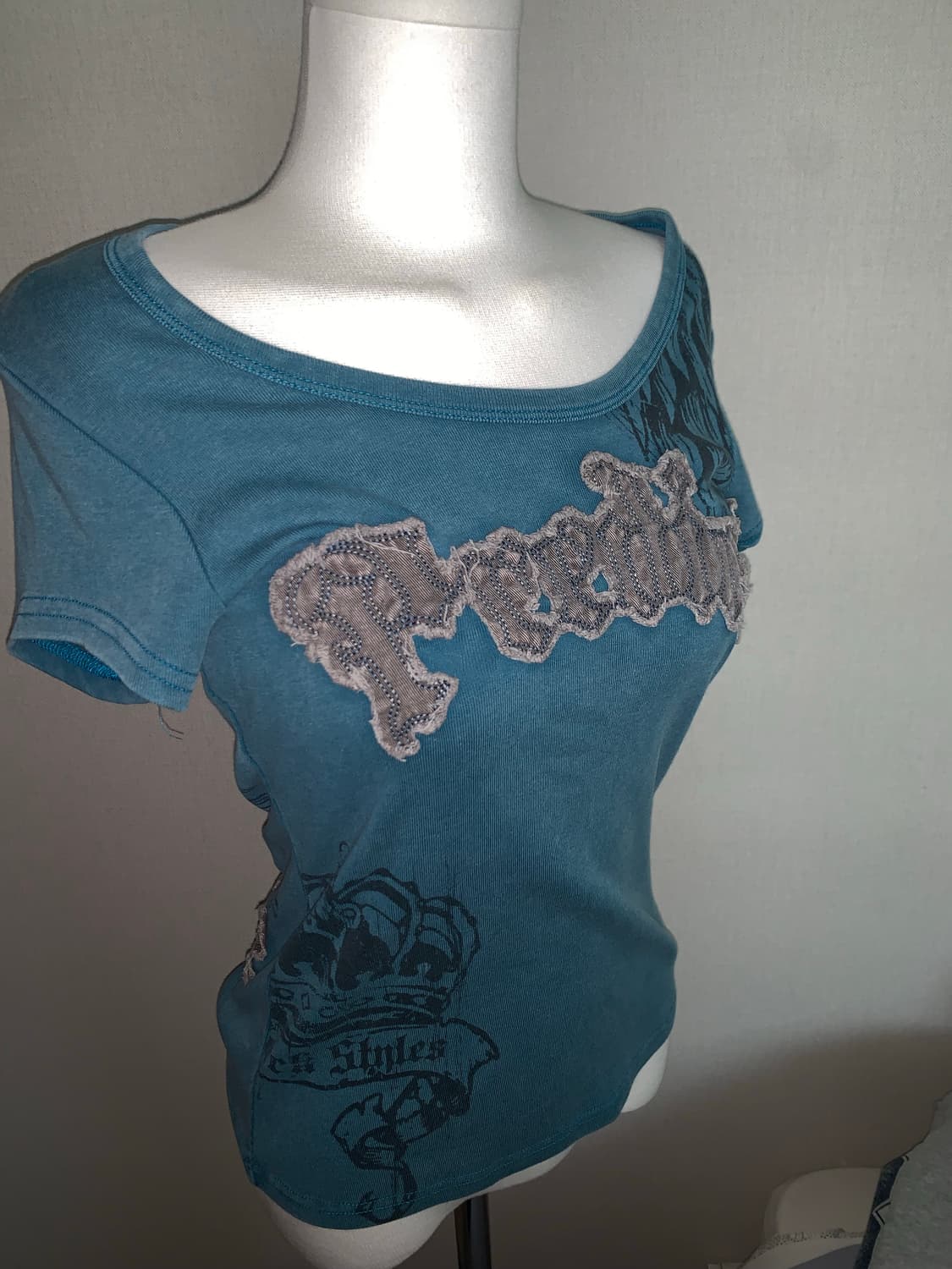 빈티지 글리츠 glitz 반팔  상품이미지2