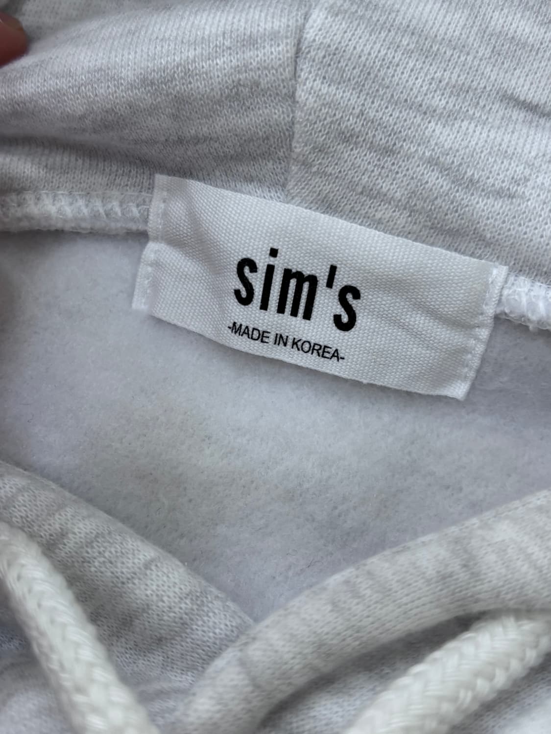 실측확인 SIM'S 긴팔 후드 티셔츠 0305E 상품이미지3