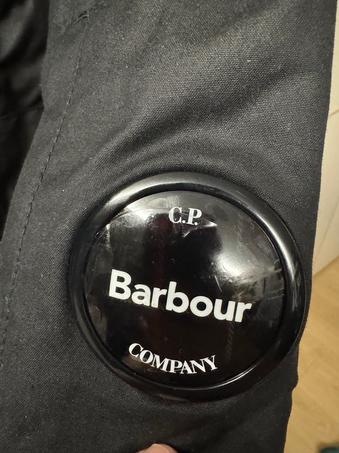 바버 X CP컴퍼니 크릴 왁스 자켓(블랙) 상품이미지4