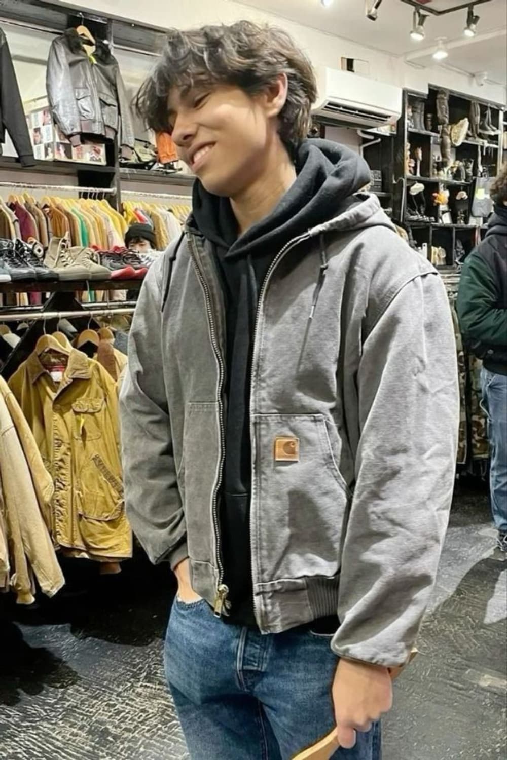 (S) 칼하트 후드 덕 액티브 자켓 J130 GVL 그래블 상품이미지10