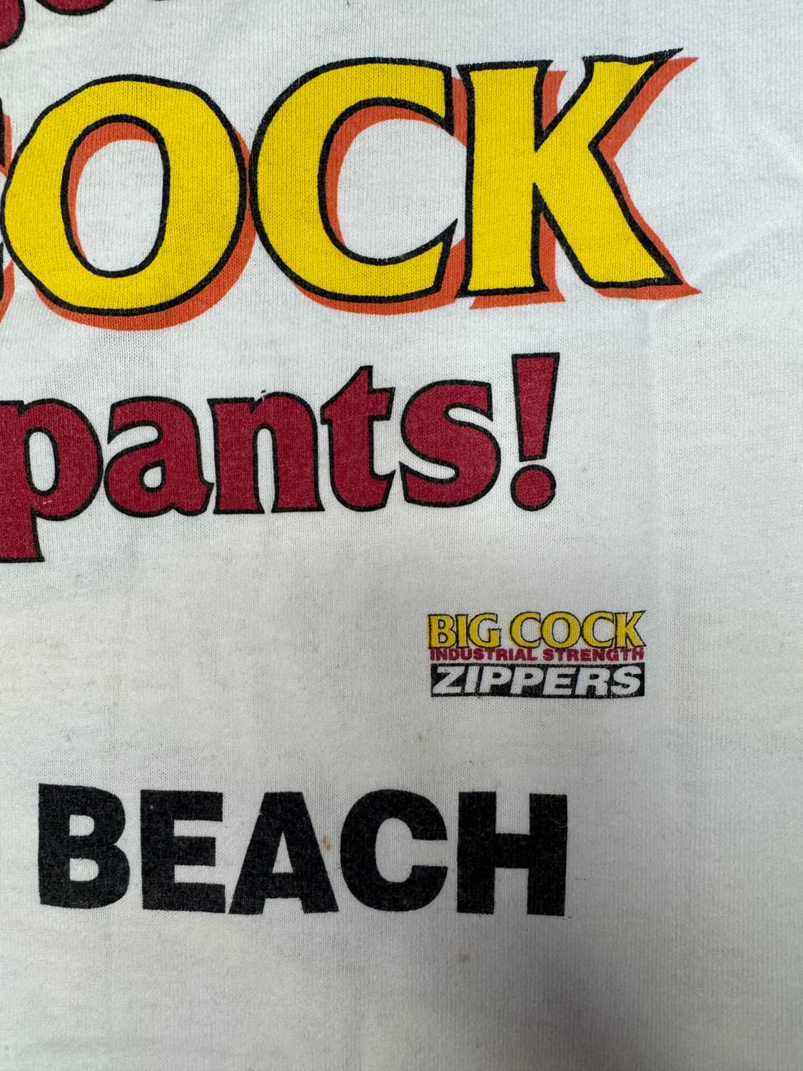 빈티지 90s cock 프린팅 티셔츠 L 상품이미지7