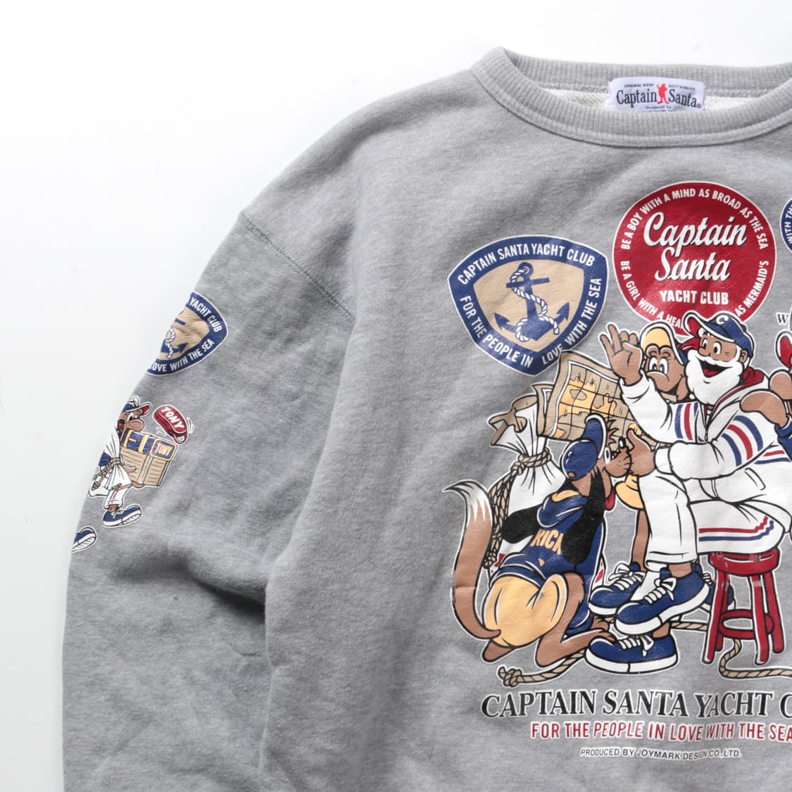 캡틴산타 그레이 프린팅 스웻셔츠   상품이미지2