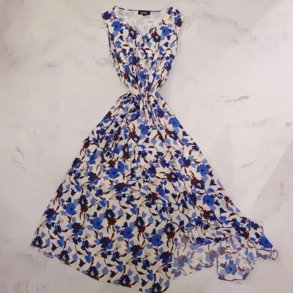 DKNY 플로럴 원피스 XS 상품이미지6