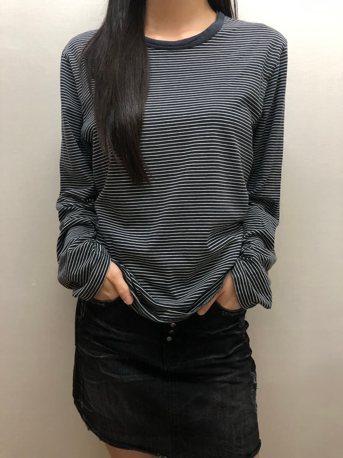 빈티지 캘빈클라인 스트라이프 티셔츠 상품이미지1