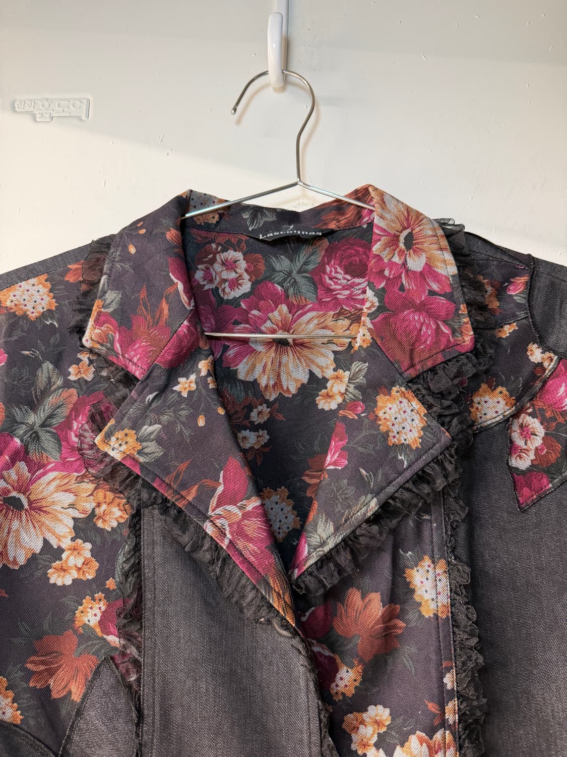 일본빈티지 모리 오리엔탈 레이스자수 자켓 상품이미지6