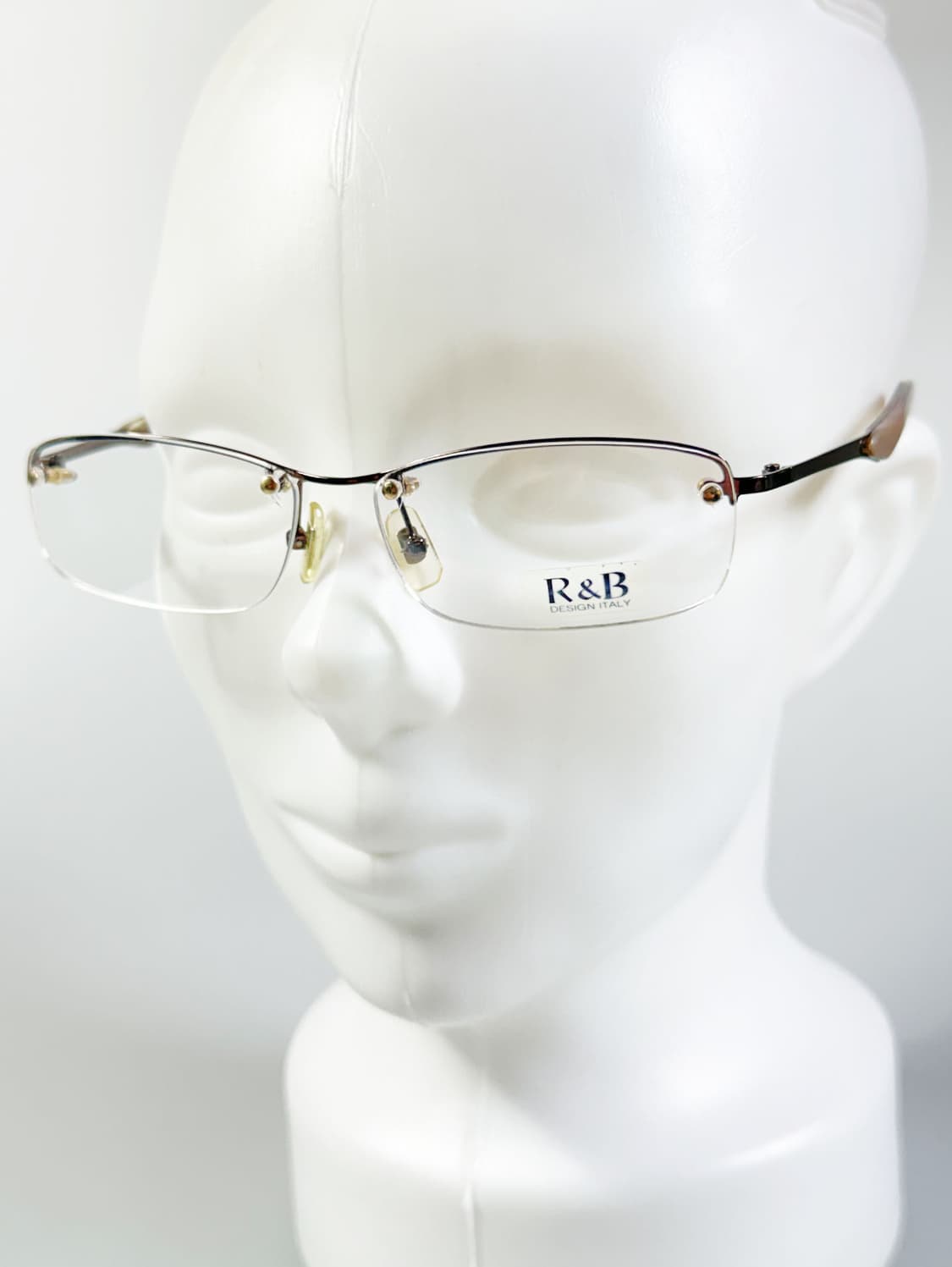 R&B Eyewear 무테 스퀘어 메탈 프레임 빈티지 안경 상품이미지9