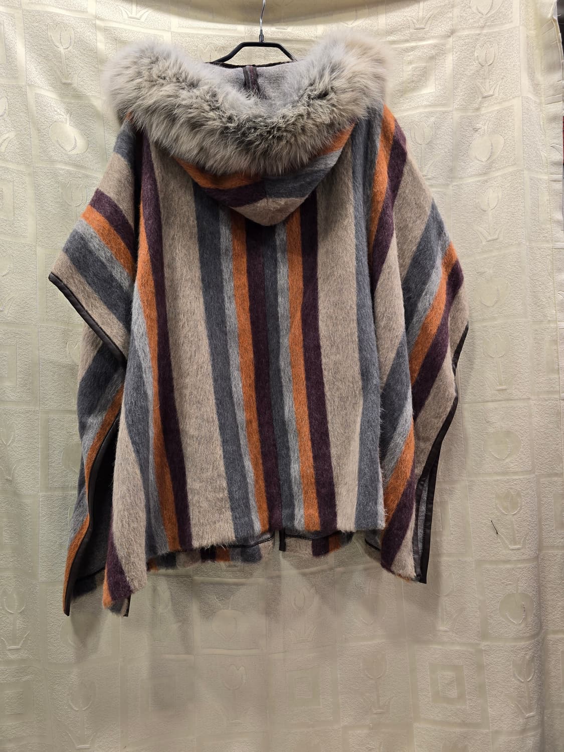 LBL 폭스 후드 알파카 숄코트 프리사이즈 상품이미지6