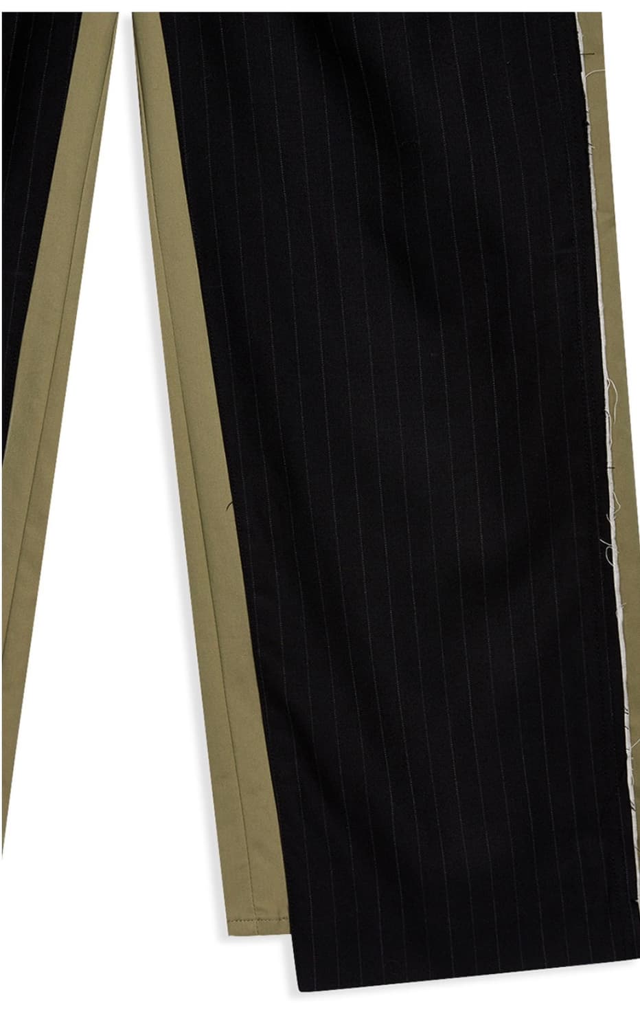 오픈와이와이 FRONT STRIPE LAYERED PANTS, KHAKI 상품이미지6