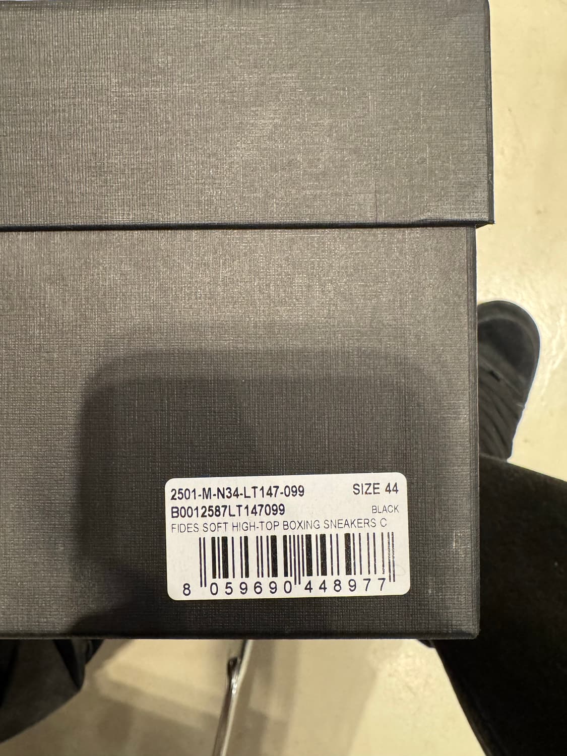 Fides Soft High Top Boxing Sneakers 상품이미지5