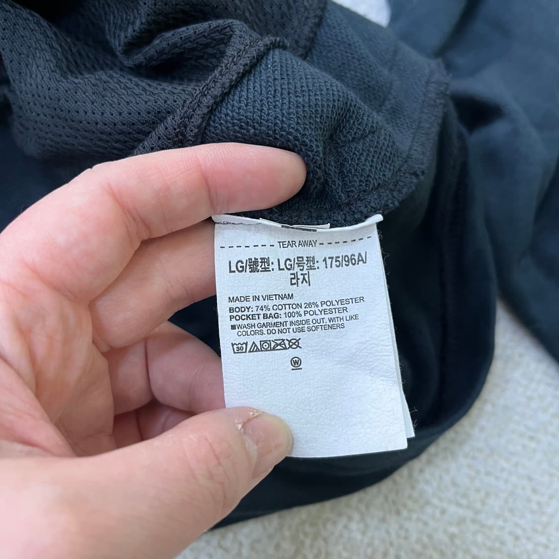 L 언더아머 빅로고 후드 티셔츠 0401M 상품이미지3